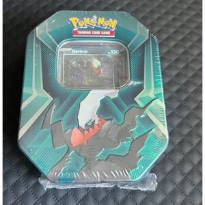 Pokémon TCG Triple Whammy Darkrai Tin Sealed‎ 3 Booster Packs